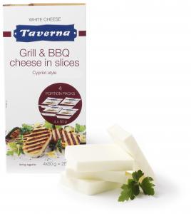 TAVERNA Grill Cheese in slices 40+, 2x50g or 4x50g